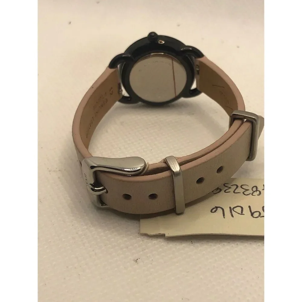 Fossil ES4489 Women's Leather Analog Black Dial Quartz Genuine Wrist Watch KS2